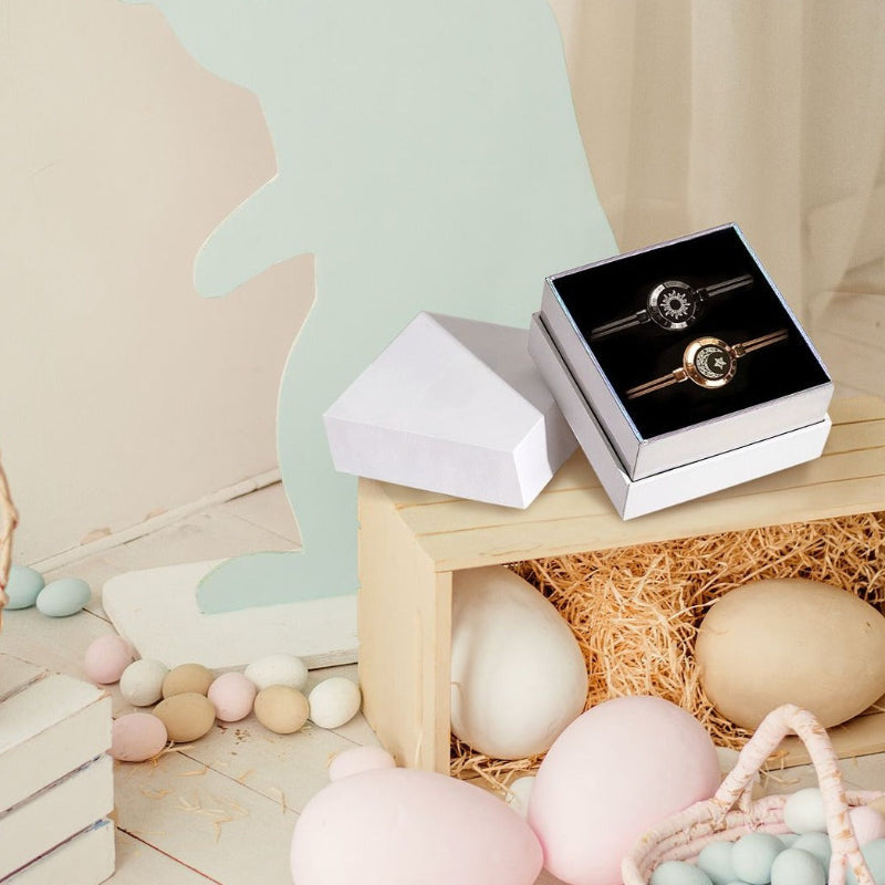 Set Of Two Sun And Moon Smart Bracelets-Customized Jewel