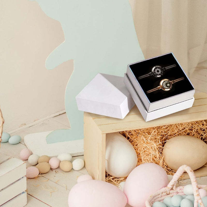 Set Of Two Sun And Moon Smart Bracelets-Customized Jewel