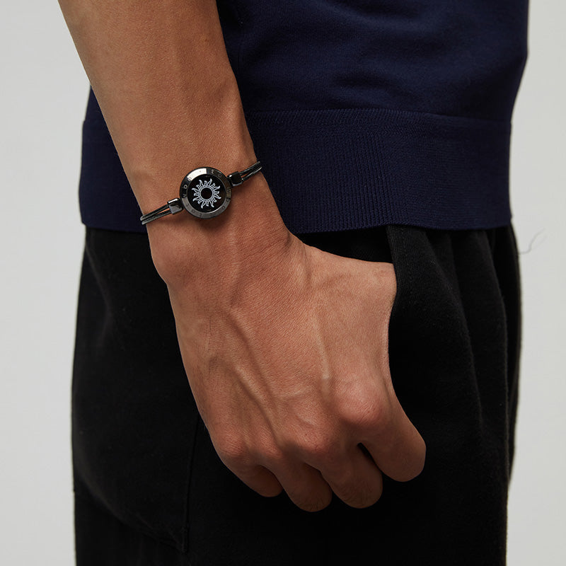 Set Of Two Sun And Moon Smart Bracelets-Customized Jewel