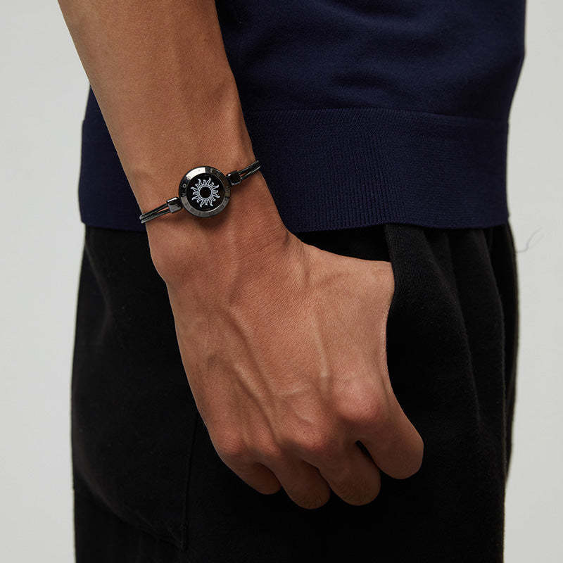 Set Of Two Sun And Moon Smart Bracelets-Customized Jewel