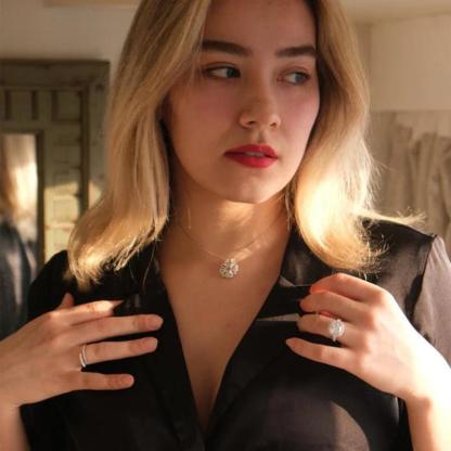 Elegant Four Leaf Clover Pendant Necklace-Customized Jewel