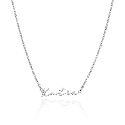 Custom Classy Name Signature Stainless Steel Necklace-Customized Jewel