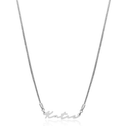 Custom Classy Name Signature Stainless Steel Necklace-Customized Jewel
