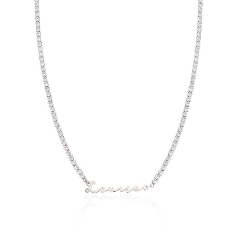 Custom Classy Name Signature Stainless Steel Necklace-Customized Jewel