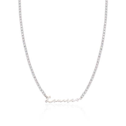 Custom Classy Name Signature Stainless Steel Necklace-Customized Jewel