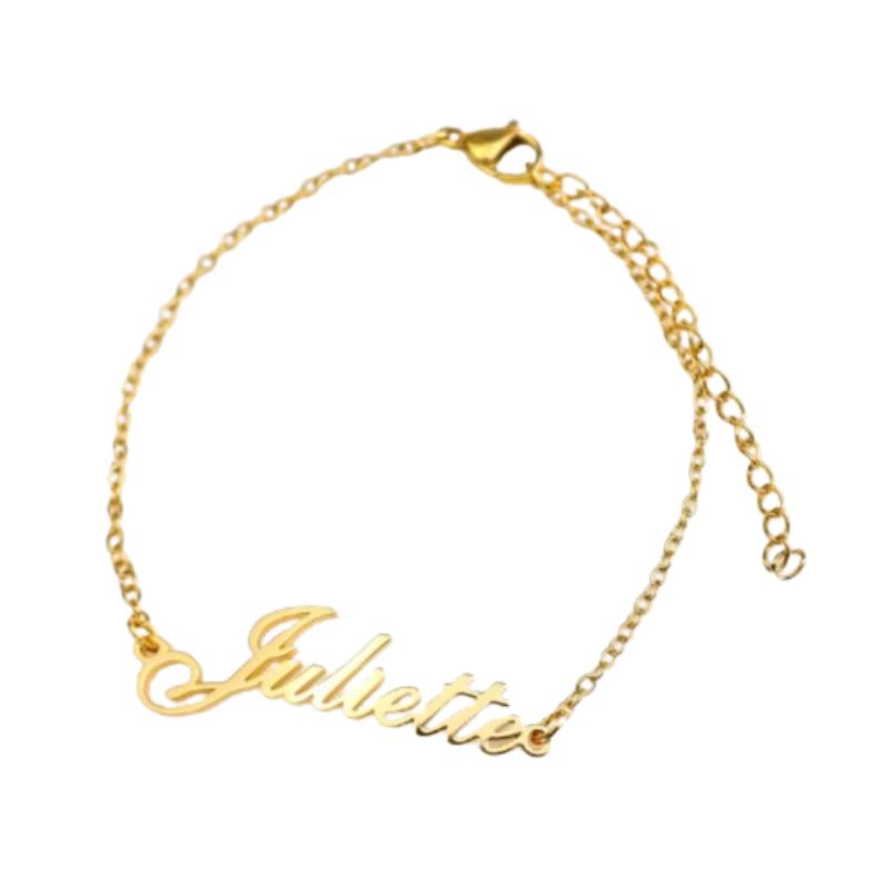 Custom Name Engraved Anklet-Customized Jewel
