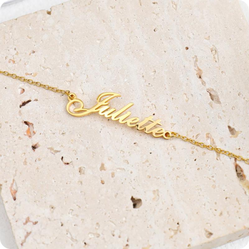 Custom Name Engraved Anklet-Customized Jewel