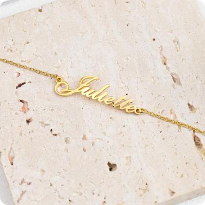 Custom Name Engraved Anklet-Customized Jewel