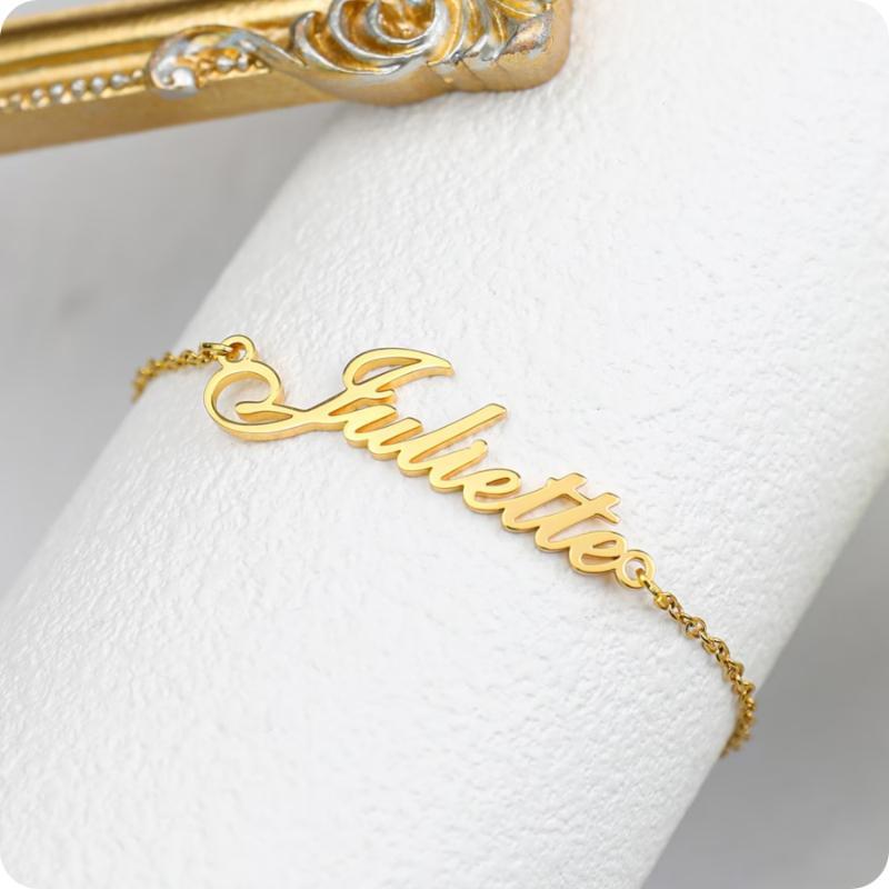Custom Name Engraved Anklet-Customized Jewel