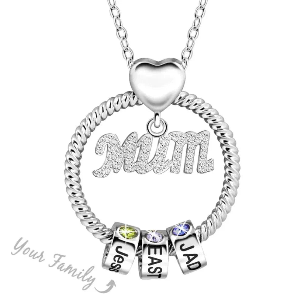 Mother's Love Necklace Best Gift For The Greatest Mother-Customized Jewel