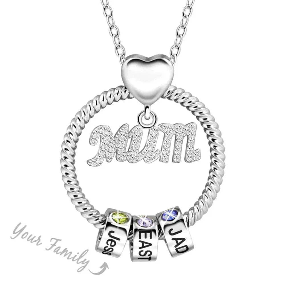 Mother's Love Necklace Best Gift For The Greatest Mother-Customized Jewel