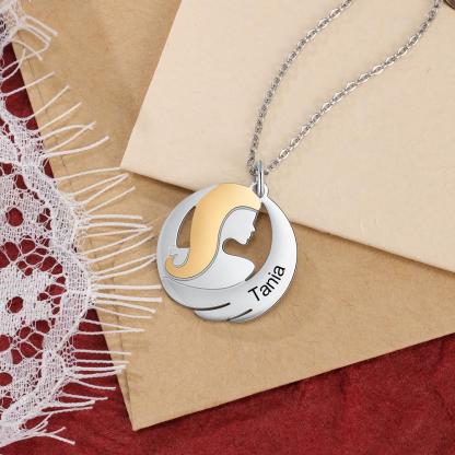 Sister Love Custom Sterling Silver Necklace-Customized Jewel