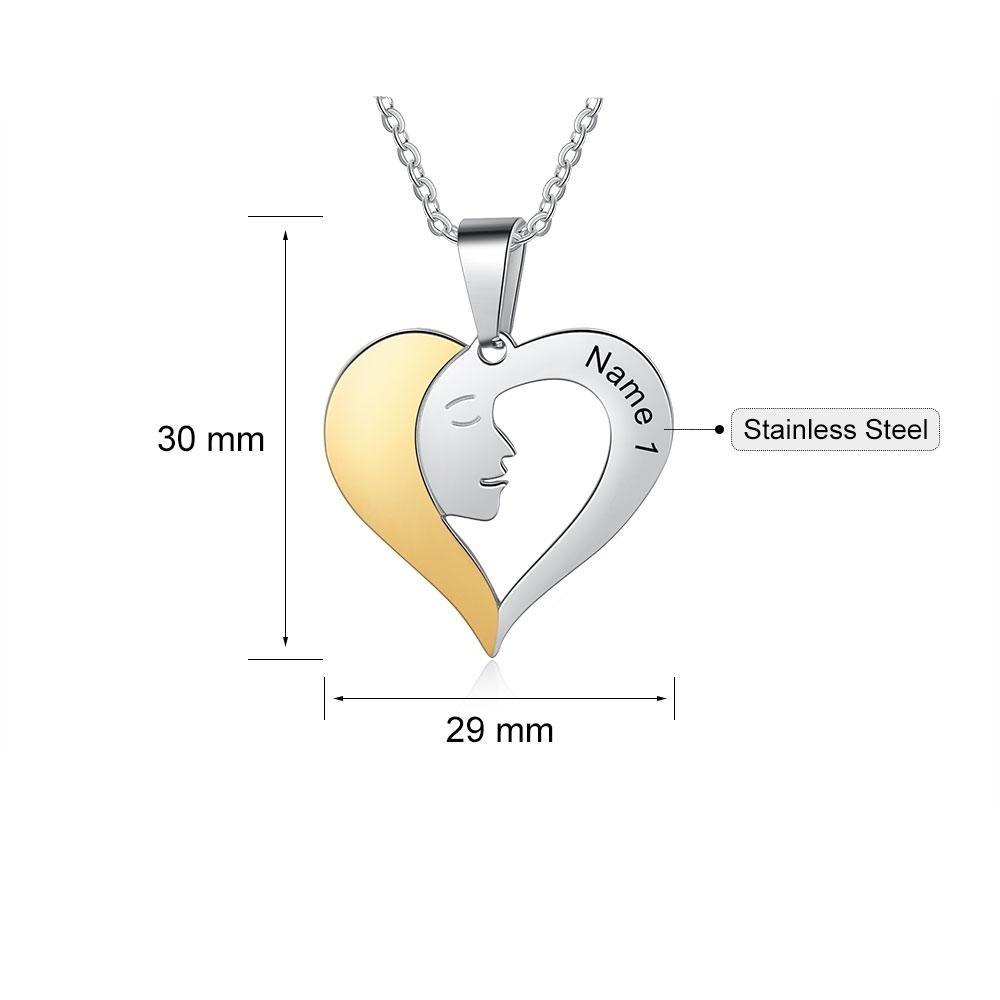 Love My Sister Custom Sterling Silver Necklace-Customized Jewel