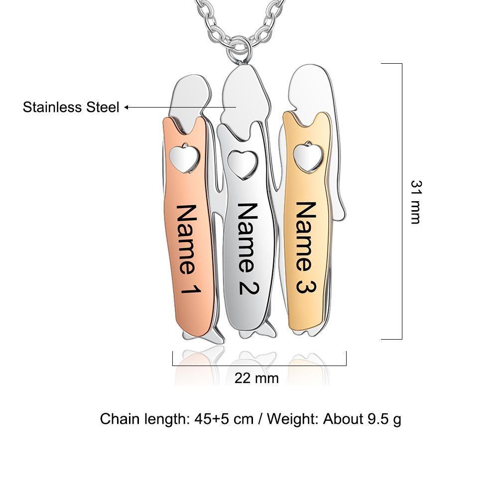 Three Sisters Custom Necklace-Customized Jewel