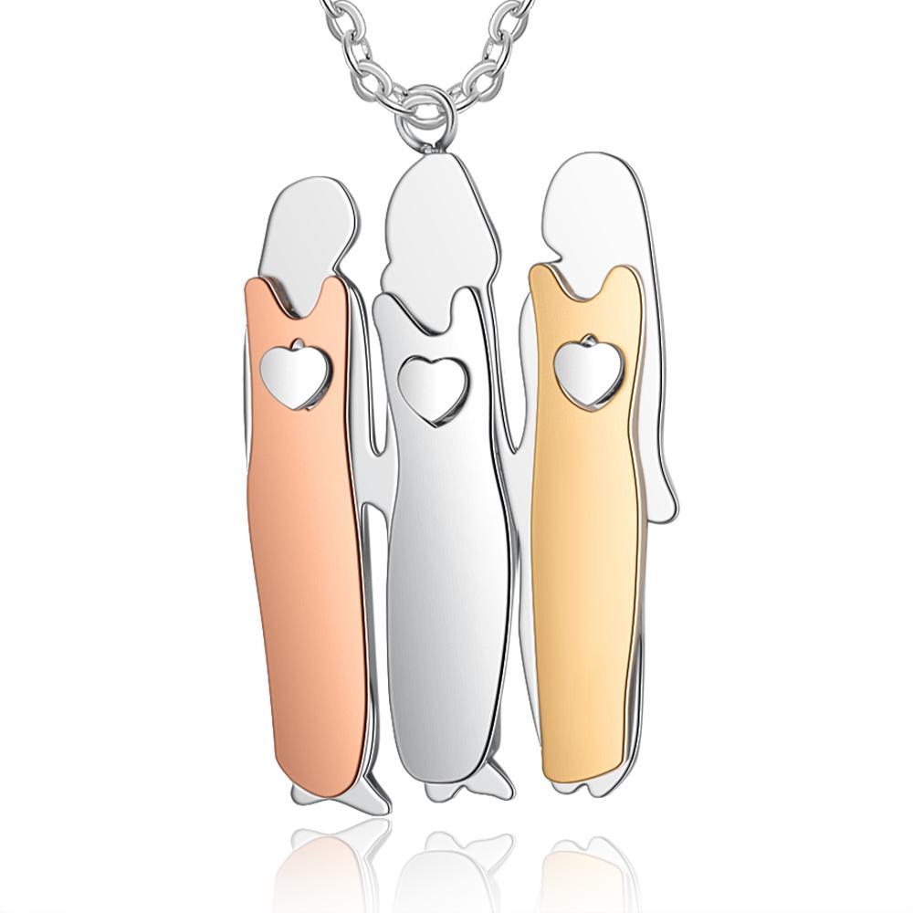 Three Sisters Custom Necklace-Customized Jewel