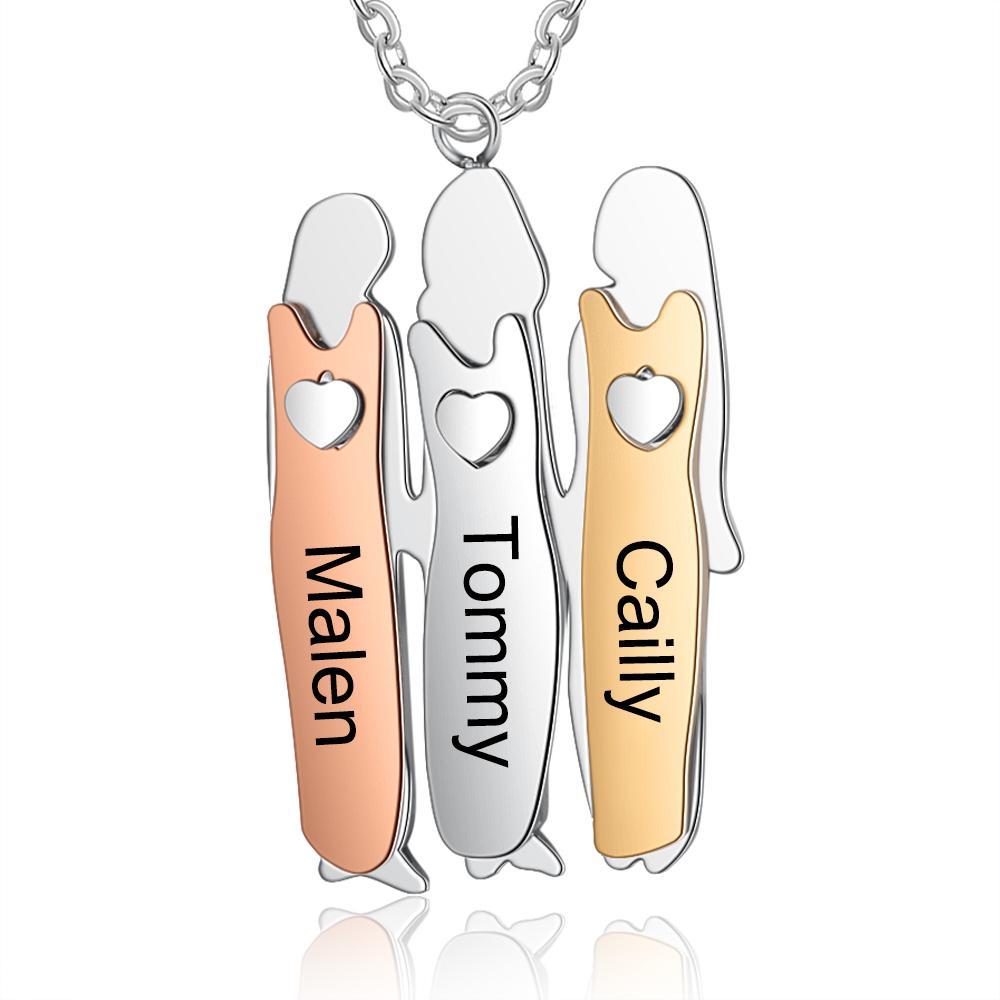 Three Sisters Custom Necklace-Customized Jewel