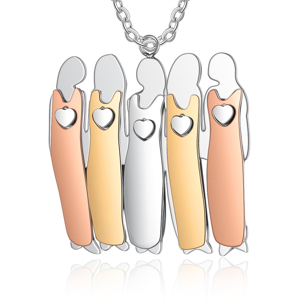 Five Sisters Custom Necklace-Customized Jewel