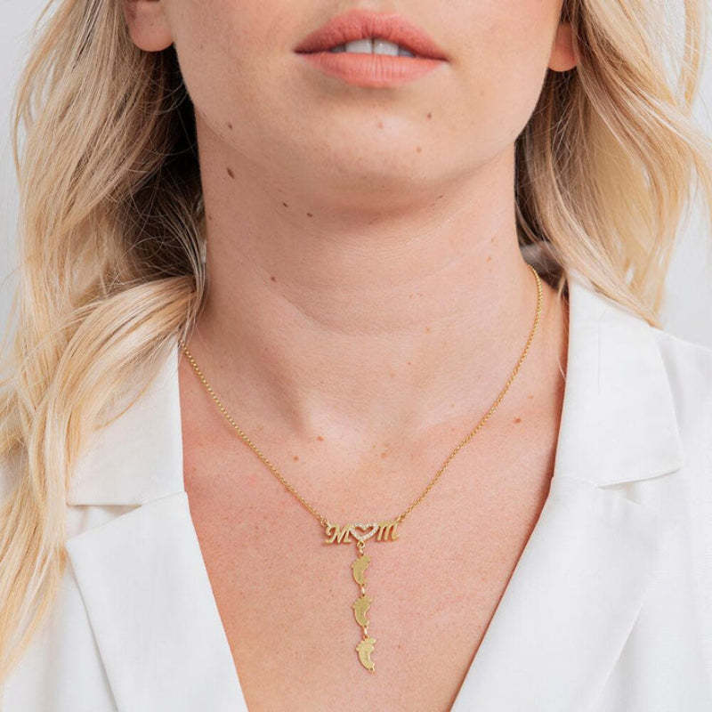 Personalized CZ Baby Pendant-Customized Jewel