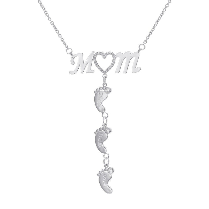 Personalized CZ Baby Pendant-Customized Jewel