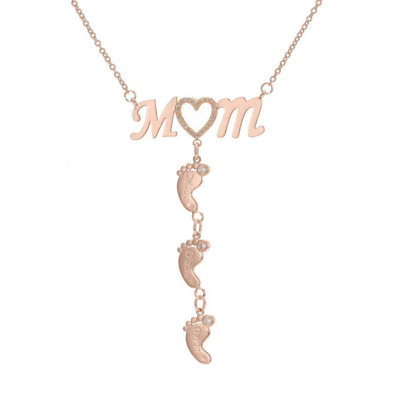 Personalized CZ Baby Pendant-Customized Jewel