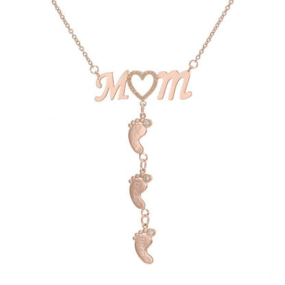 Personalized CZ Baby Pendant-Customized Jewel