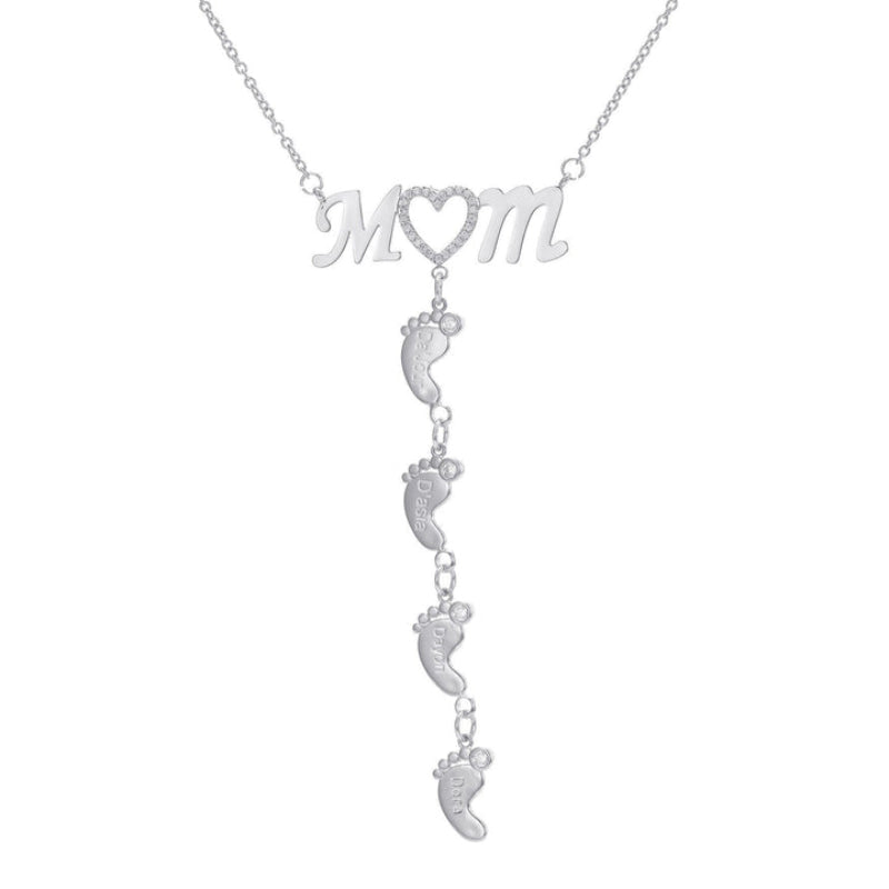 Personalized CZ Baby Pendant-Customized Jewel