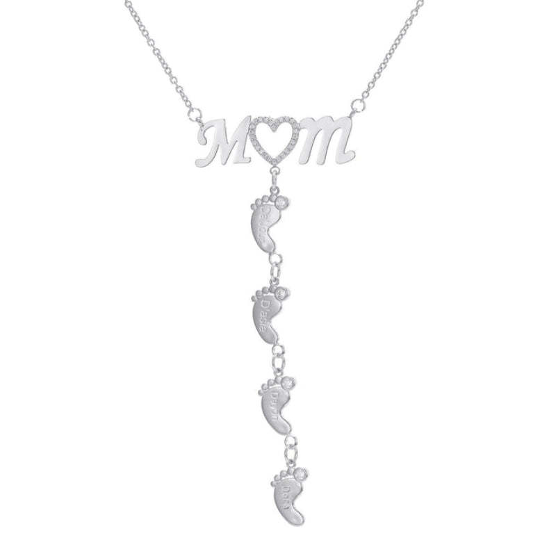 Personalized CZ Baby Pendant-Customized Jewel