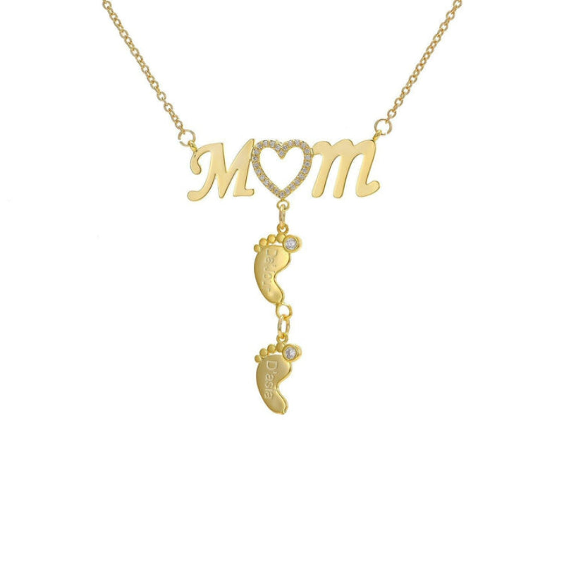 Personalized CZ Baby Pendant-Customized Jewel