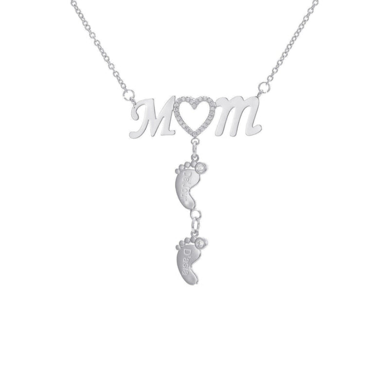 Personalized CZ Baby Pendant-Customized Jewel