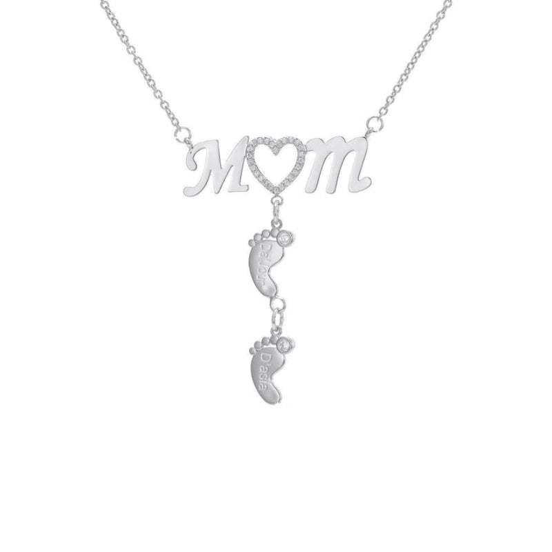 Personalized CZ Baby Pendant-Customized Jewel