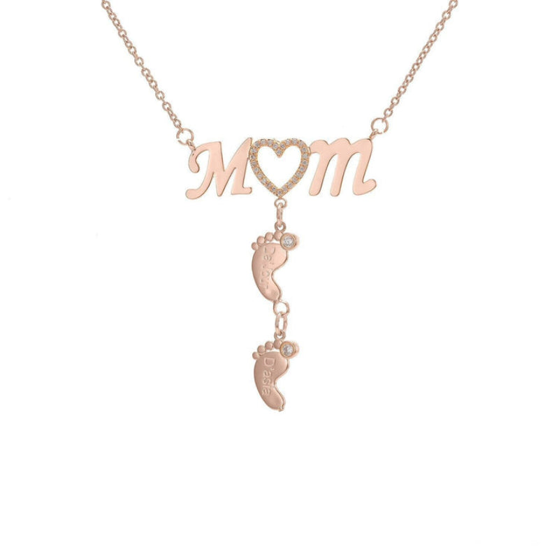 Personalized CZ Baby Pendant-Customized Jewel