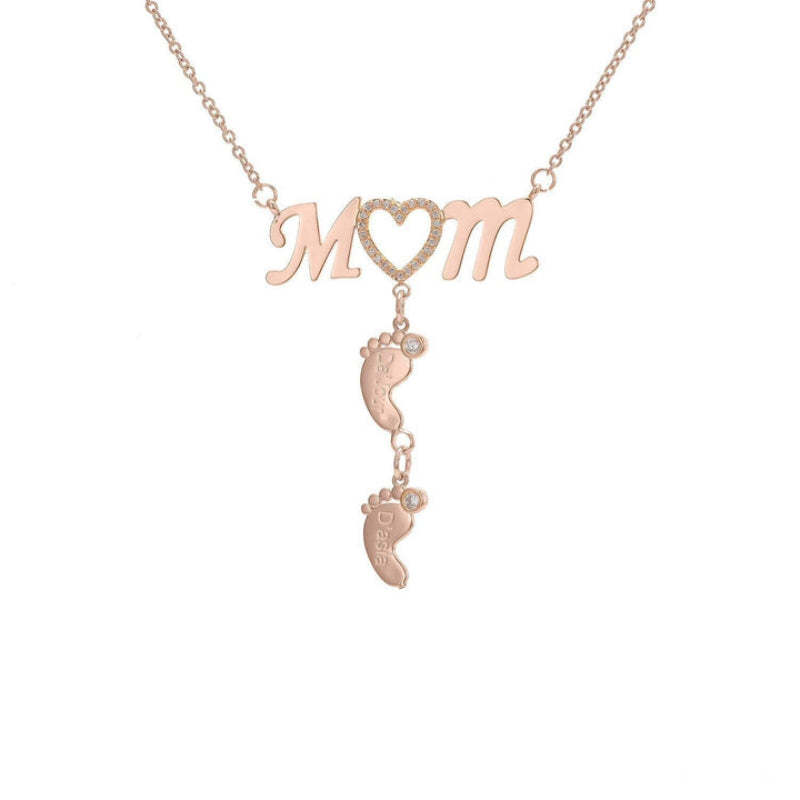 Personalized CZ Baby Pendant-Customized Jewel