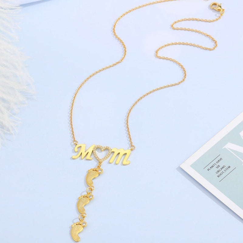 Personalized CZ Baby Pendant-Customized Jewel