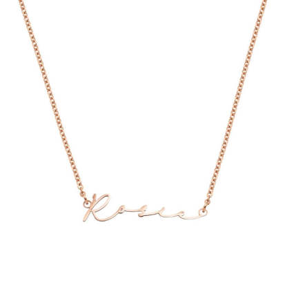 Tailored Classy Signature Name Necklace With Chains-Customized Jewel