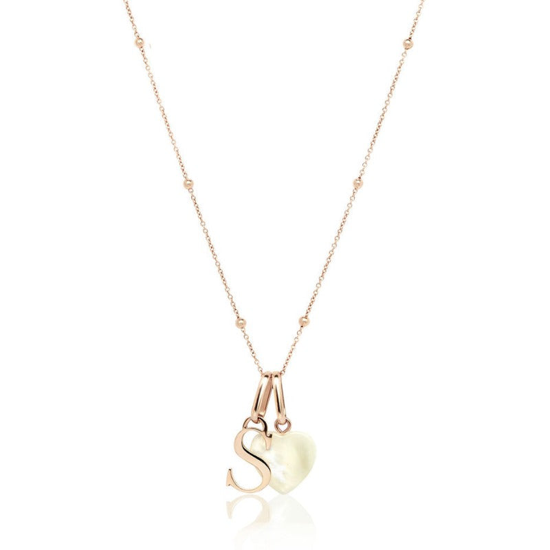 Custom Initial Letter Pendant Necklace With Delicate Birthstone Charm-Customized Jewel