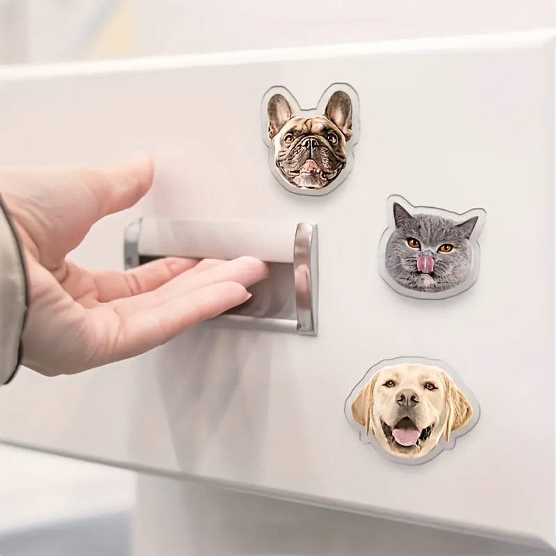 Personalized Acrylic Fridge Magnets with Pet Photos