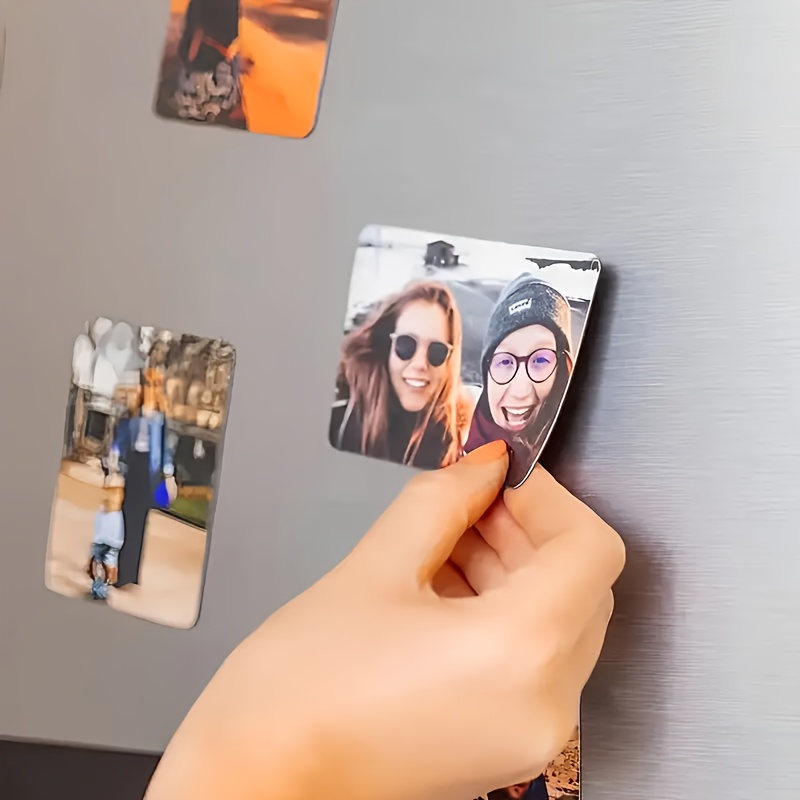 Personalized Oval Photo Fridge Magnet For Kitchen Decor