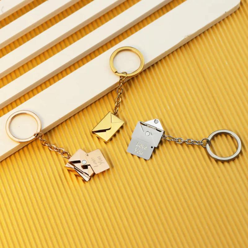 Envelope Design Keychain-Customized Jewel
