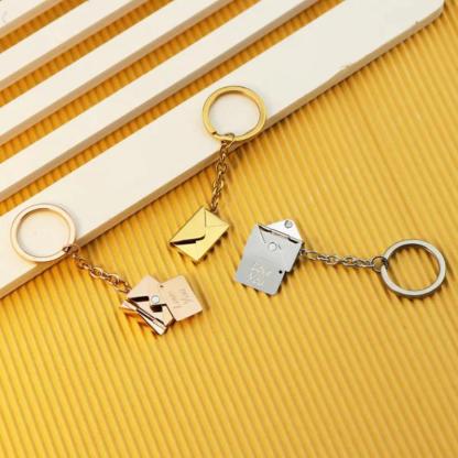 Envelope Design Keychain-Customized Jewel