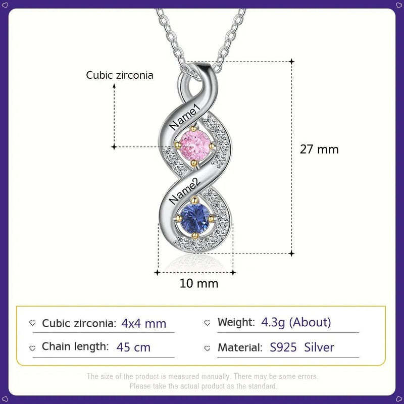 Personalized Gifting Accessories With Birthstones Gift For Mom-Customized Jewel