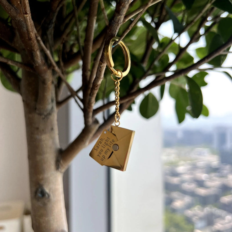 Personalized Letter Necklace And Keychain-Customized Jewel