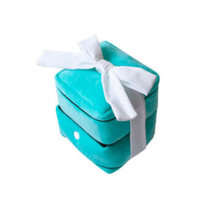 Elegant Plush Velvet Ring Gift Box-Customized Jewel