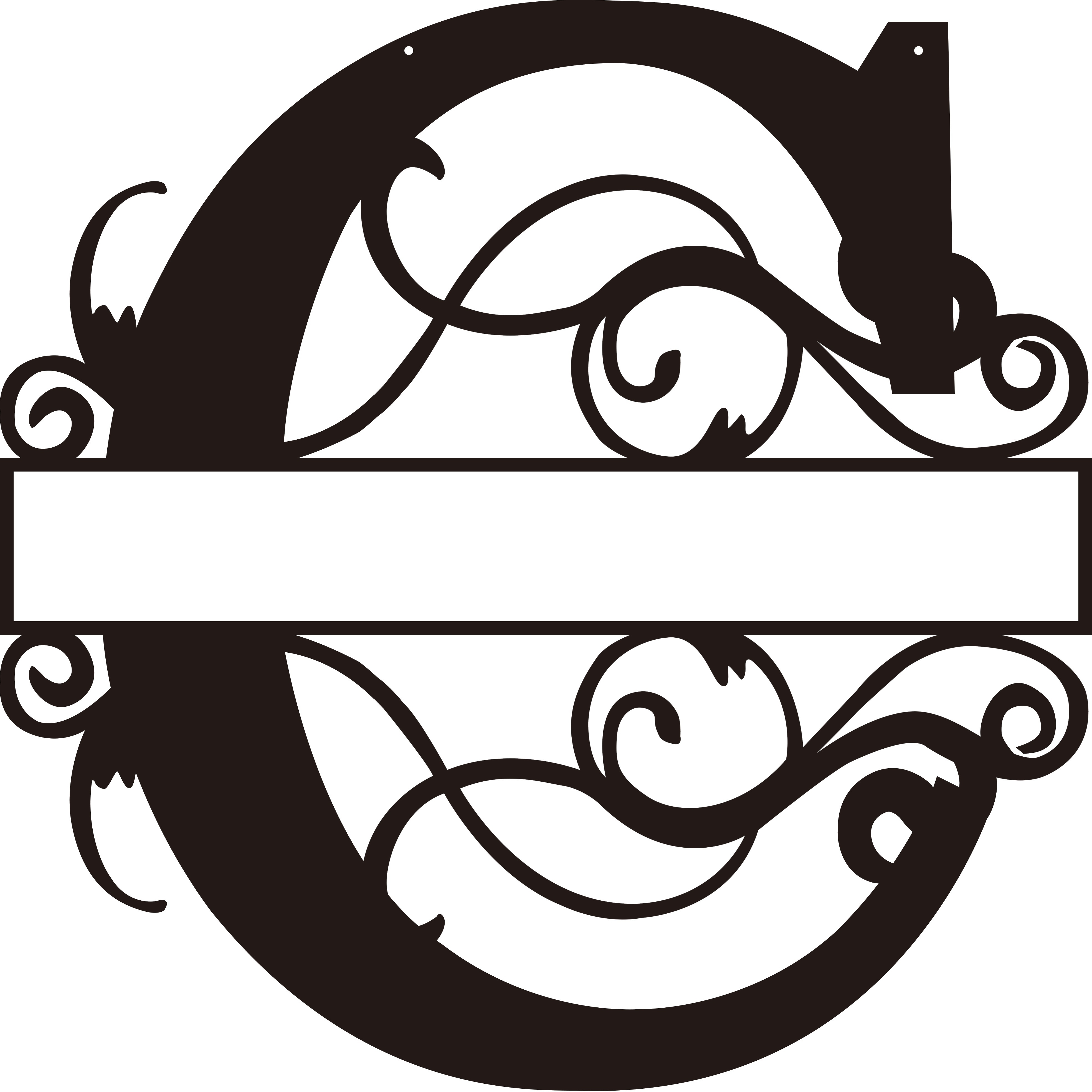 Personalized Split Letter Craft Sign For Home