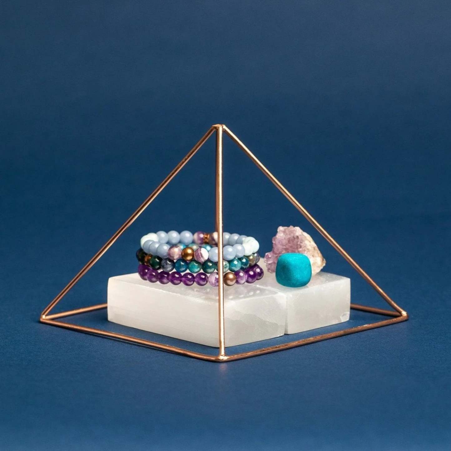 Copper Charging Pyramid For Energy Amplification-Customized Jewel