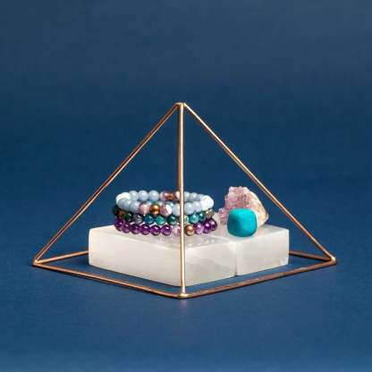 Copper Charging Pyramid For Energy Amplification-Customized Jewel