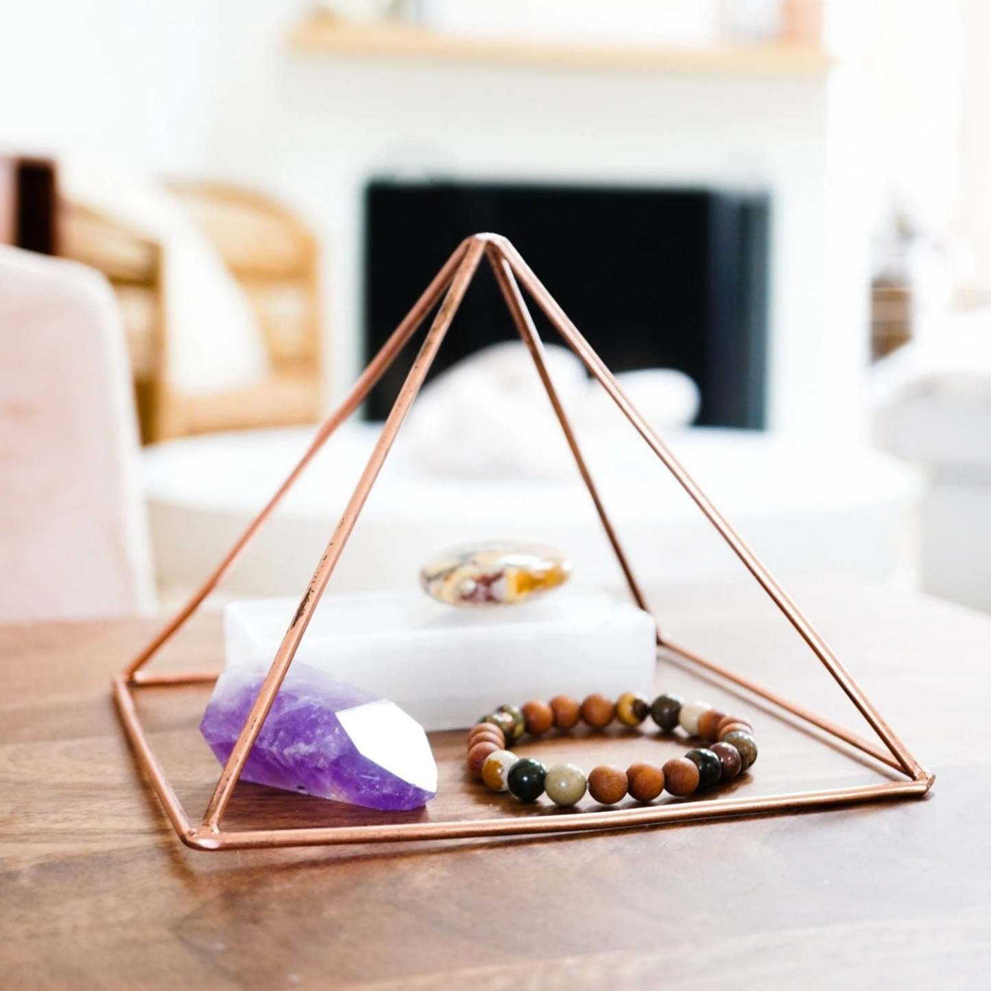 Copper Charging Pyramid For Energy Amplification-Customized Jewel