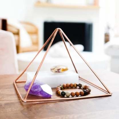 Copper Charging Pyramid For Energy Amplification-Customized Jewel