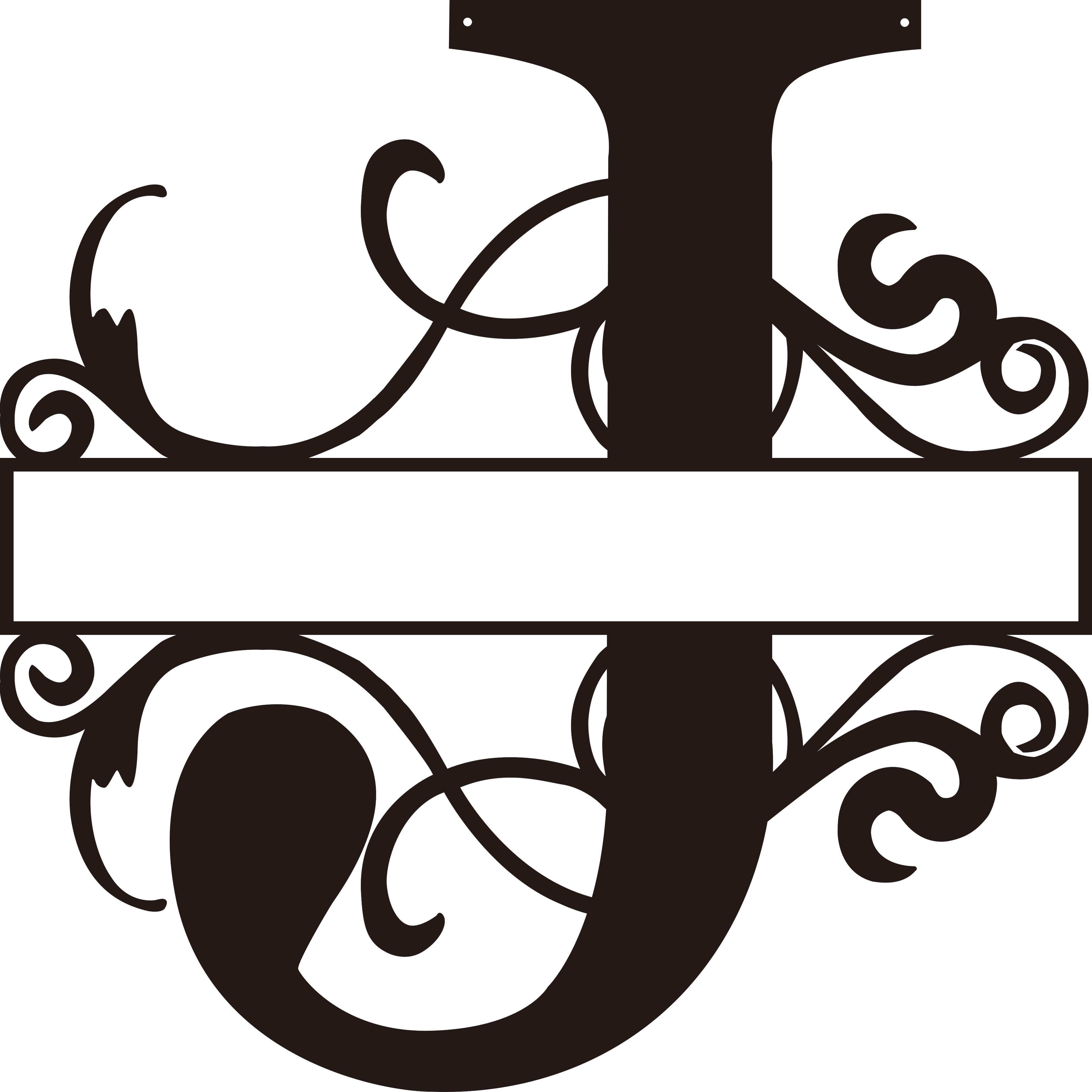 Personalized Split Letter Craft Sign For Home