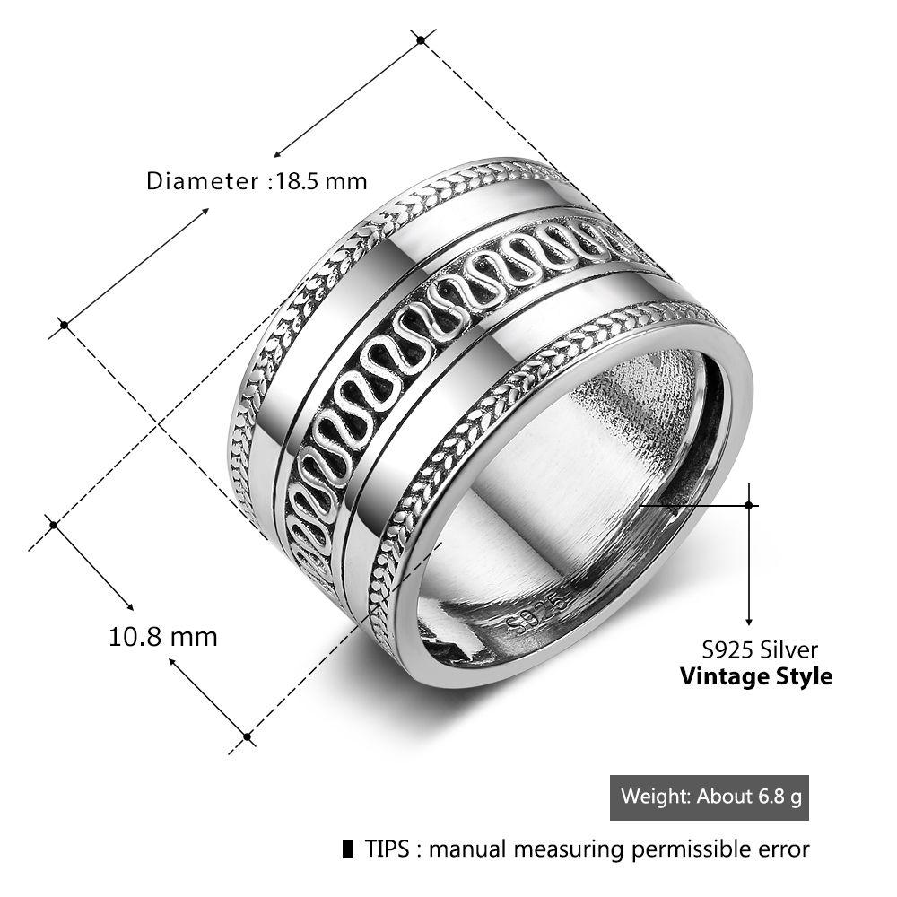 NEW 925 Sterling Silver Rings For Women Celtics Pattern Classic European Fashion Jewelry Gift-Customized Jewel