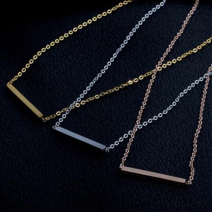 Unique Personalized Stainless Steel Necklace with Customized Name Pendant, Trendy Jewelry Birthday Gift for Women-Customized Jewel